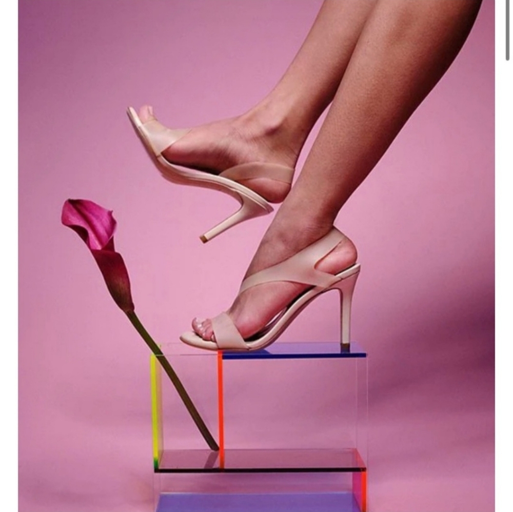 Deltan | Tinsley Vinyl peep heels